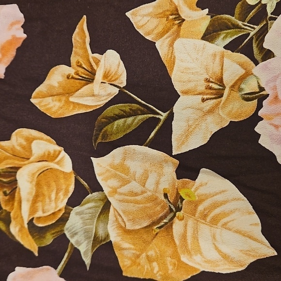 💕FAVORITE DAUGHTER💕 Long Sleeve Vibeyard Dress ~ Buganvilias Floral Print NWT - Picture 7 of 10